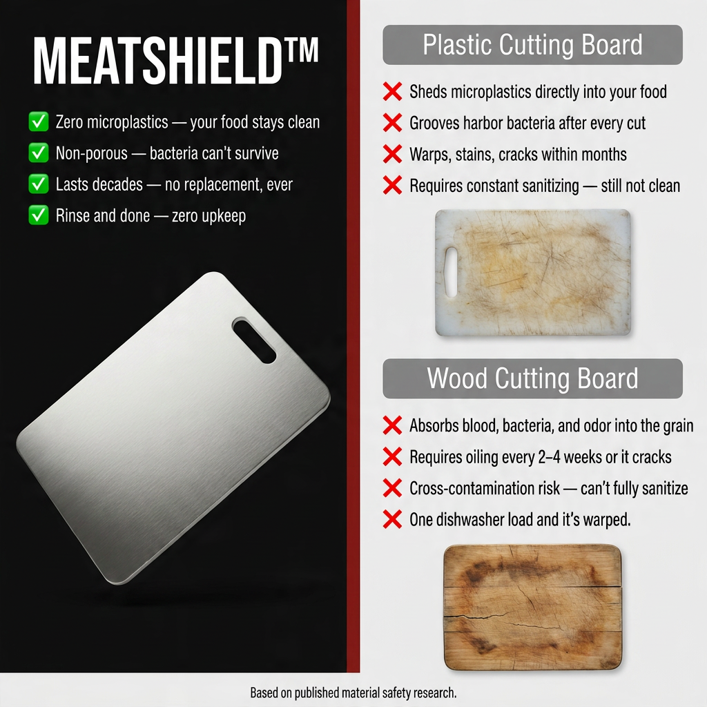 MeatShield™ Titanium Cutting Board